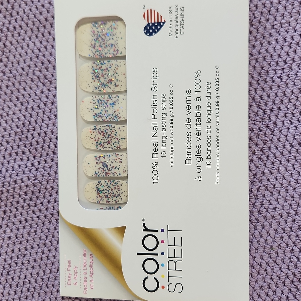 Color Street Less Bitter More Glitter Clear Overlay